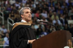Menear at 2015 commencement