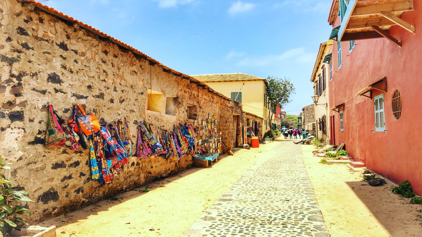 Picturesque views from the island of Goree, Senegal