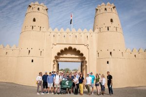 EMBA students at the Al Ain National Museum, Abu Dhabi, photo credit Sarah Mauragis