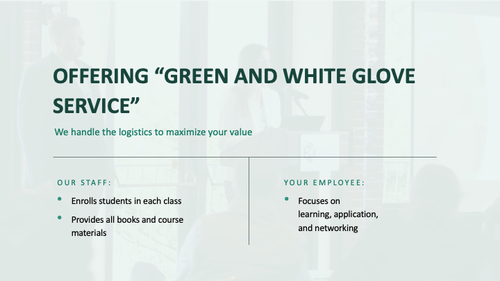 Offering “Green and White Glove Service”: We handle the logistics to maximize your value