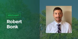 Robert Bonk Student Spotlight Graphic