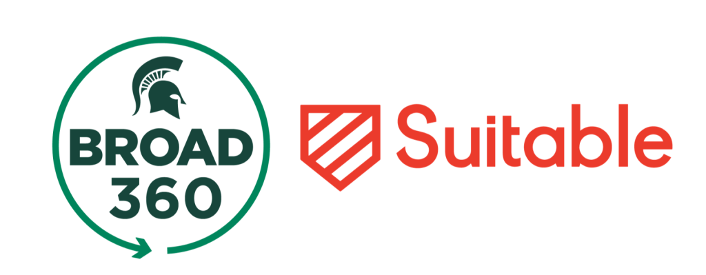 Broad 360 logo and Suitable logo