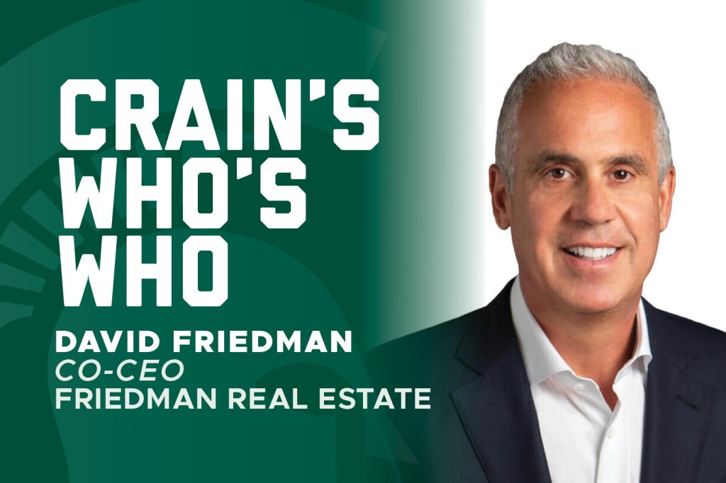 Crain's Who's Who David Friedman