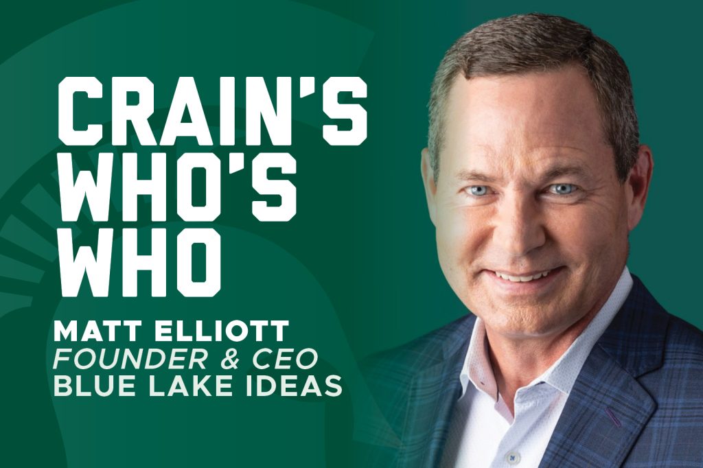 Crain's Who's Who Matt Elliott