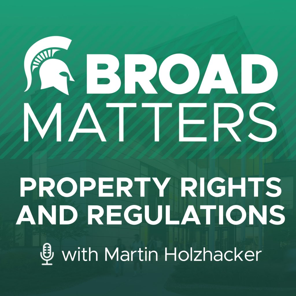 Broad Matters logo and episode name