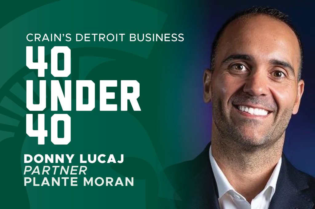 Donny Lucaj named to Crain's Business Detroit 40 under 40