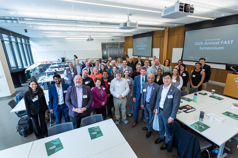 A group photo of all the attendees at the FAST Symposium.