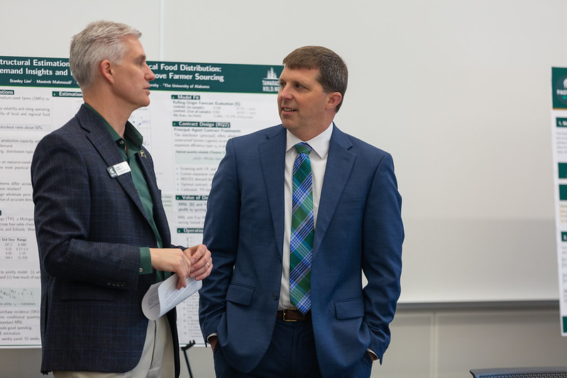 Dean David Souder introducing Dr. Tim Boring, the keynote speaker at the FAST Symposium.