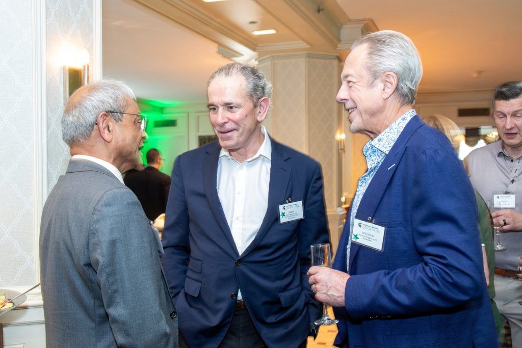 Guests interacting during the event