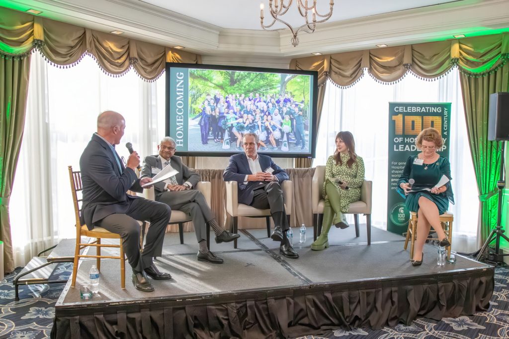 panelists during the HB Chicago event speaking