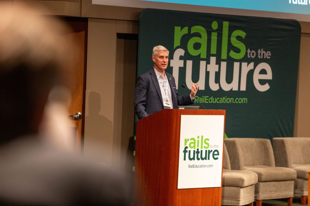 Dean David Souder addressing the audience