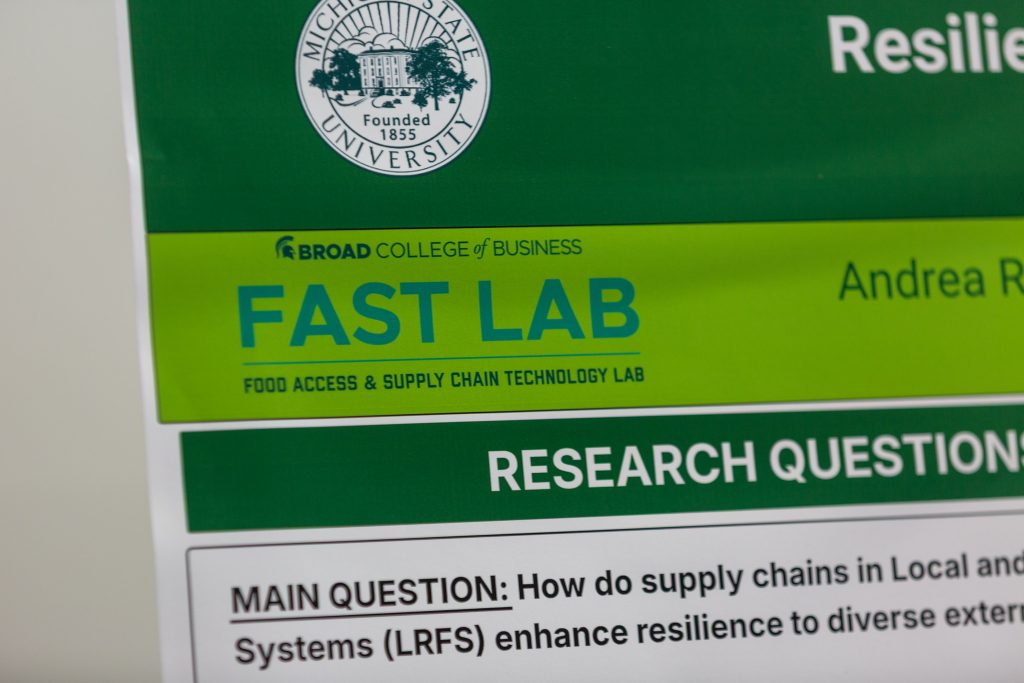 Fast Lab Sign with Broad Logo