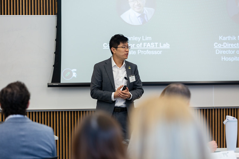 Professor Stanley Lim Presenting at Fast Lab