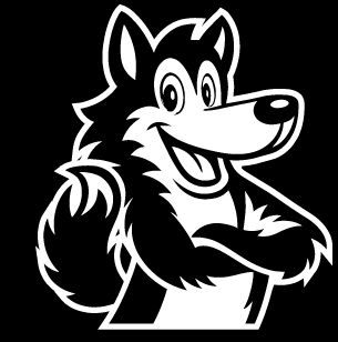 RBC mascot a wolf named RuBiC