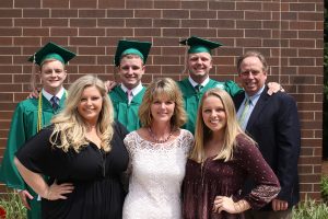 Smith family at commencement.