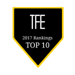 TFE's Top 10 in 2017 badge.