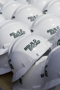#BuildBroad helmets