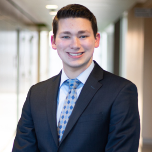 A professional headshot of Jacob Rubenstein (B.A. Supply Chain Management '20)