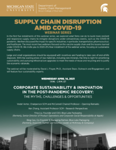 Supply Chain Disruption Amid COVID 19 Flyer